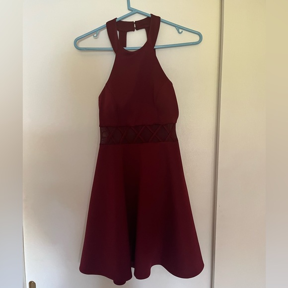 my michelle homecoming dresses Short Satin Bodycon Homecoming Dresses Red Mini Back to School Dress –  MyChicDress main image 1
